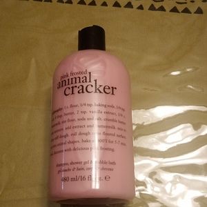 Philosophy pink frosted animal cracker body wash